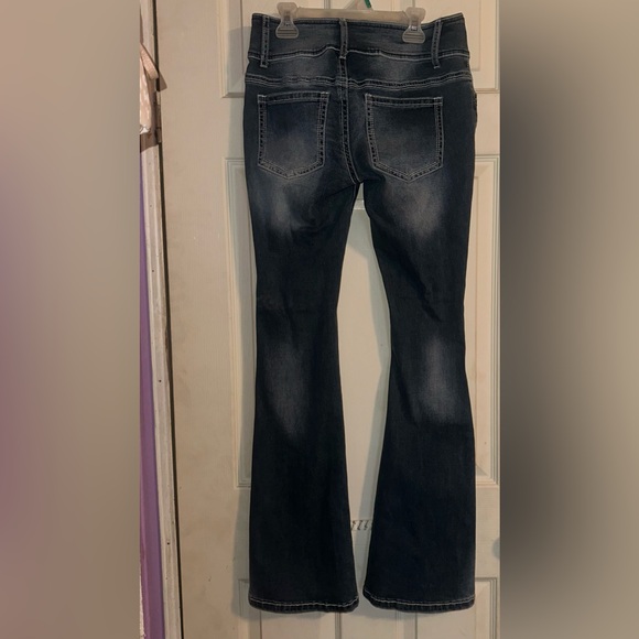 flamingo women’s flare jeans. - Picture 2 of 5